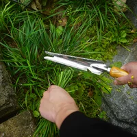 1pc, Garden Weeding Tools Stainless Steel Beech Handle Shovel For Weeding, Cultivating, Transplanting, Digging, Gauging 2