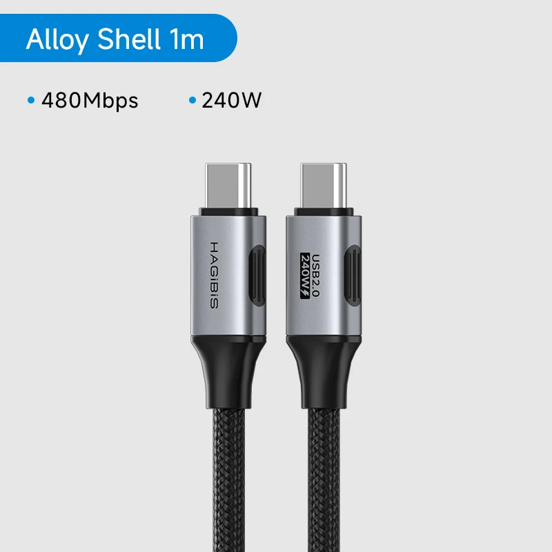 ตัวเลือกสินค้า สายชาร์จ USB-C สุดเร็ว 240W สำหรับ iPhone แล็ปท็อป