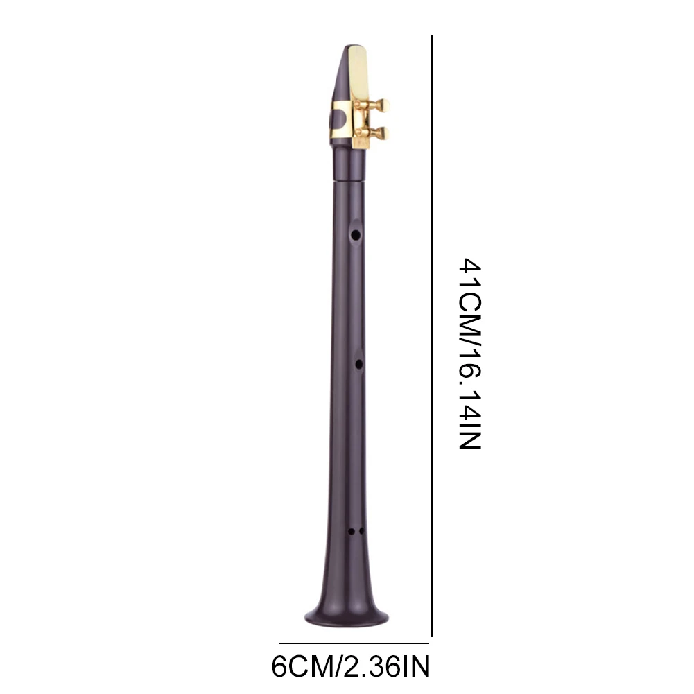 C Key Mini Pocket Saxophone with Carrying Bag Portable Saxophone Little Saxophone for Amateurs and Professional Performers