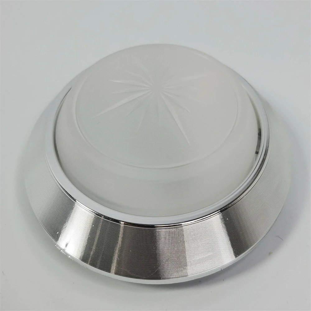 

New Round Dome Light Base & Lens 1971-1981 For Chevy Cars 8732777 GM Dome Lamp Base And Lens Practical And Durable