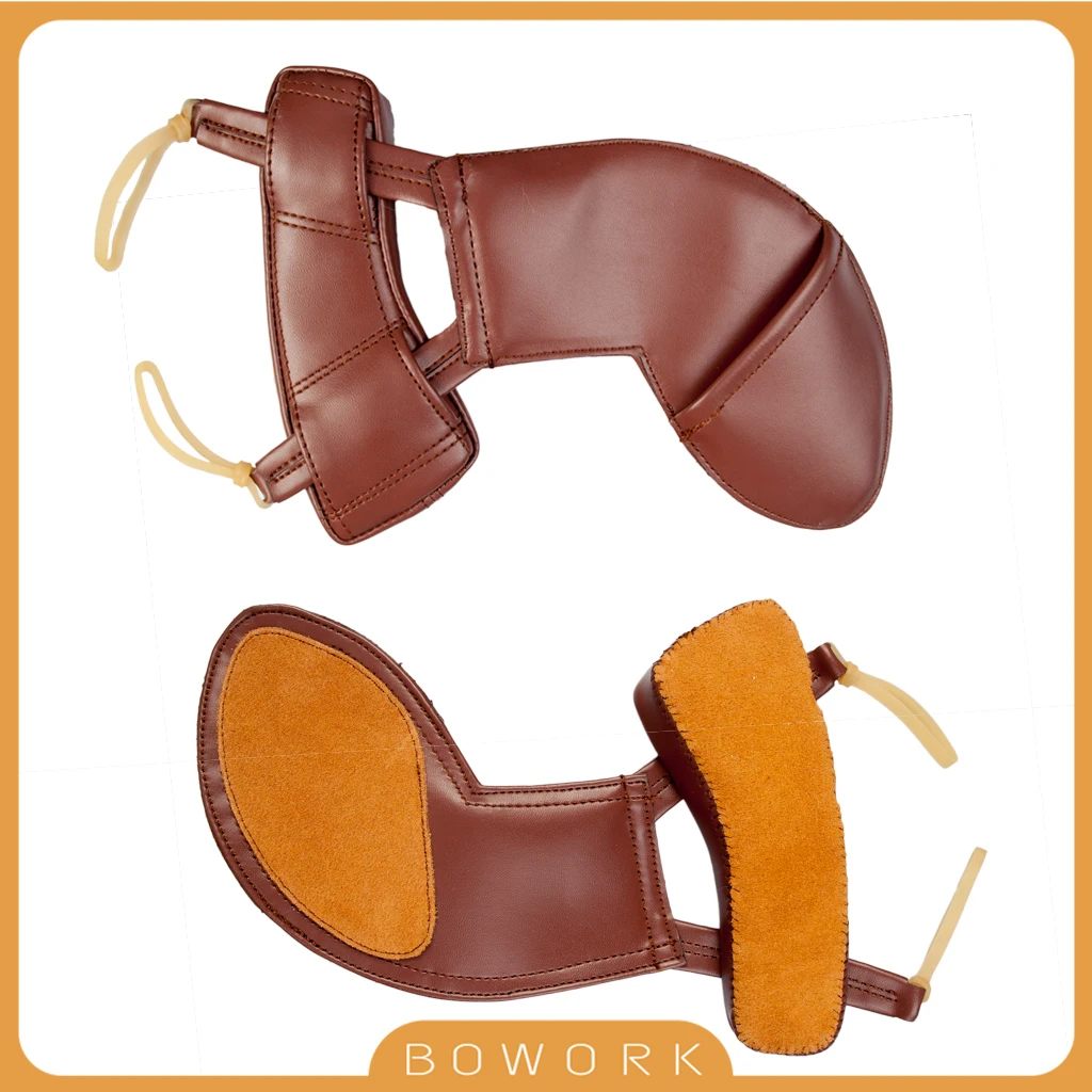 

Brown Sheepskin Pad Violin Accessories Shoulder & Chin Rest Cushion Protector For 3/4 4/4 Violin Left Shoulder Violin Pads Parts