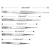 Veterinary Stainless Steel Surgical Tweezers Forceps Heat Resistant Straight Tweezers 14/16/18/20/24Cm Farm Animals Tools 6