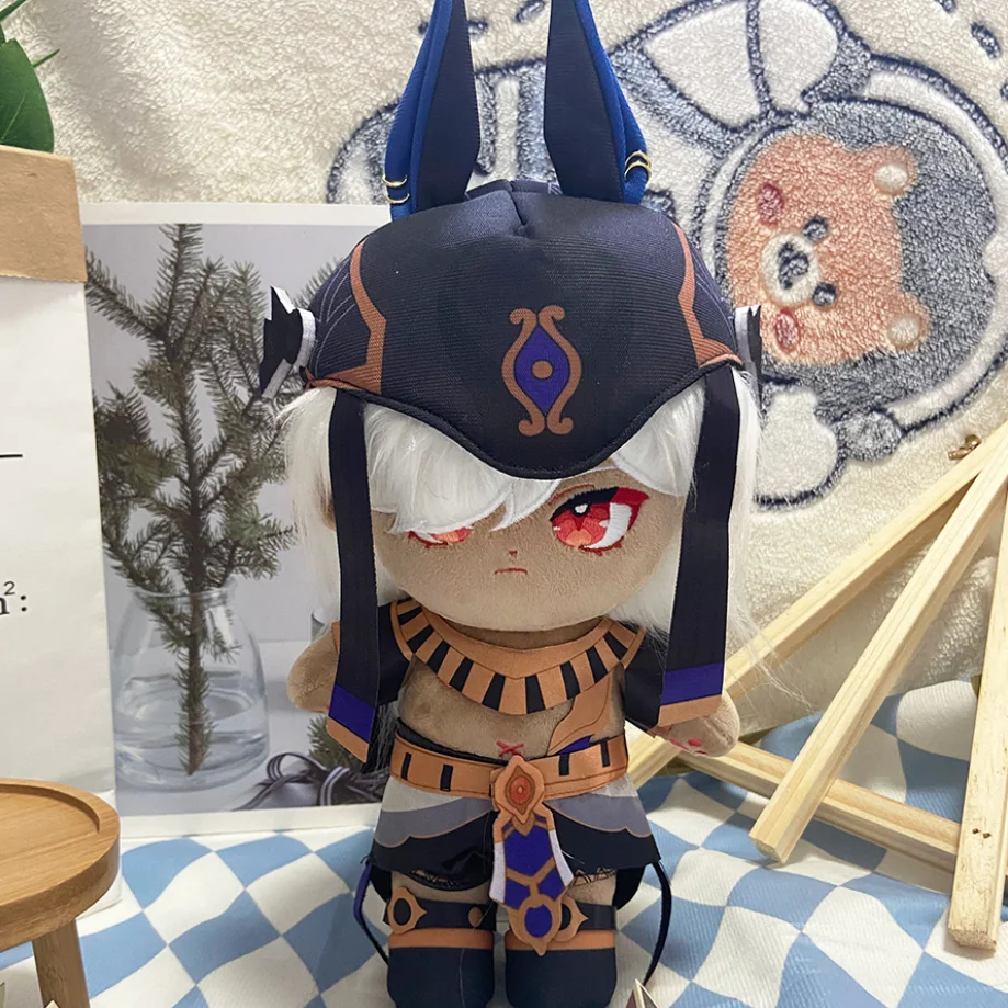 

Game Anime Genshin Impact Cyno Cosplay 20cm Soft Plush Stuffed Doll Plushie Clothes Clothing Outfit Cute Fan Xmas Gift
