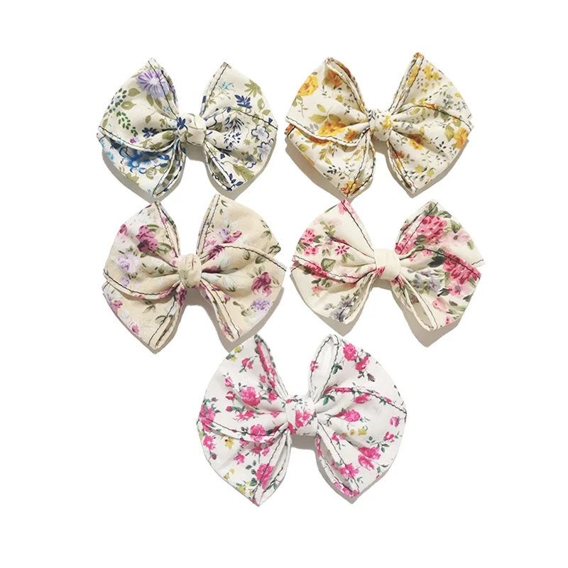 

2 шт., женские хлопковые банты для волос