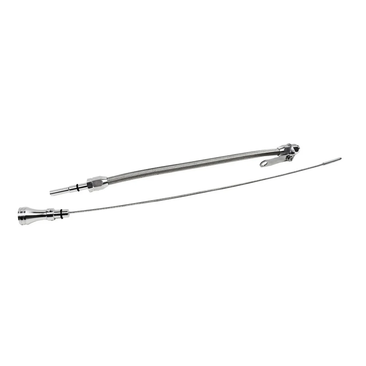 Car Flexible Braided Oil Dipstick Chevrolet LS LS1 LS2 LS6 5.7 6.0 Engines Stainless Steel Oil Straw