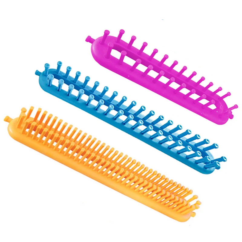 

Weaving Looming Knitting Kit Beginner Handmade Crafting Supplies DIY Crocheting set with Crochet Hook & Needle for Weaving Lover