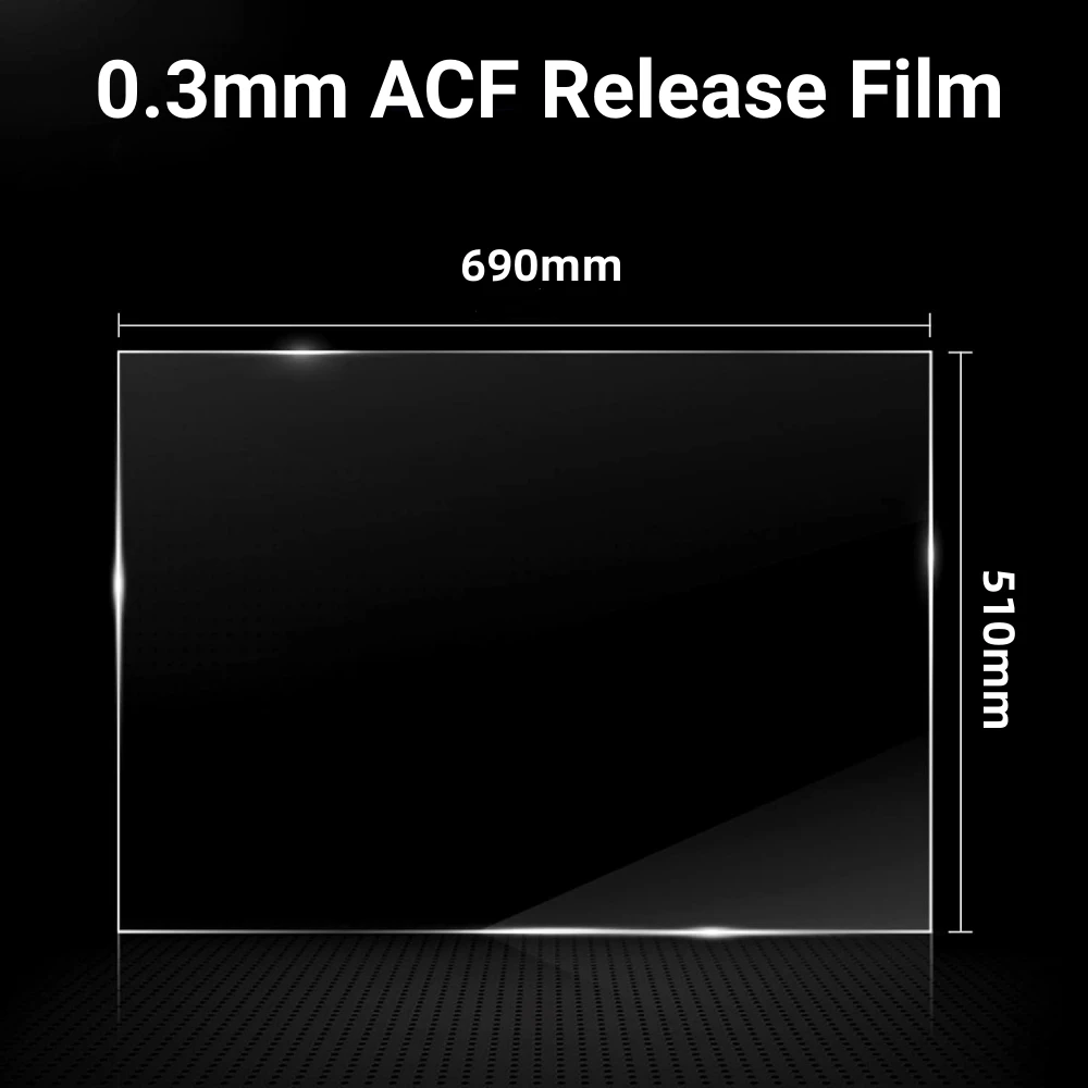 ACF필름 Peopoly Phenom XXL V2 고속 릴리즈 필름 LCD 수지 3D 프린터 부품 인쇄 액세서리 용 690x510x0.3mm