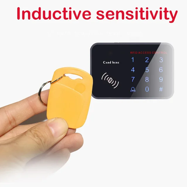 10pcs 2 In 1 Dual Chip Frequency RFID Keyfob T5577/125KHZ +UID/13.56MHZ Rewritable Composite Access Control Key Tags IC+ID 6