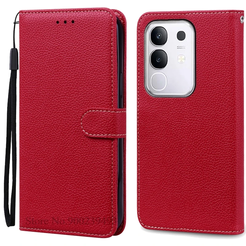 Luxurious Leather Flip Wallet Phone Cover with Soft TPU Silicone