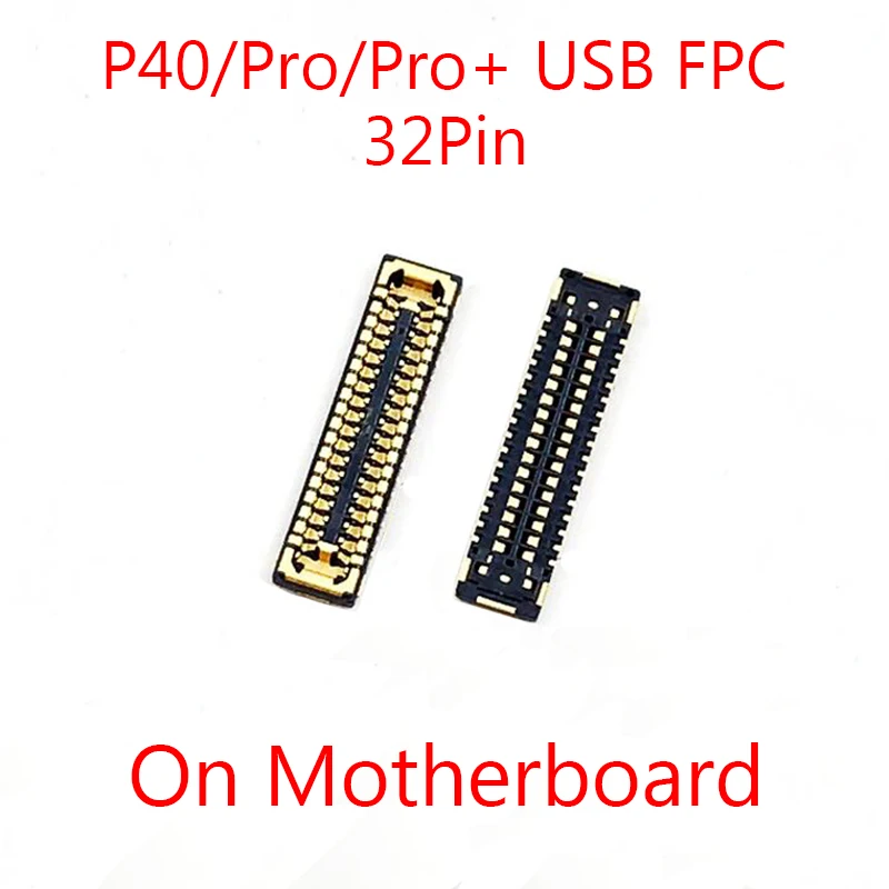 2pcs 32 40 50 60 Pin LCD Display FPC Connector On MotherBoard For