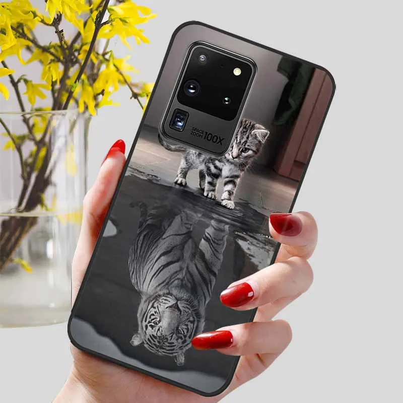 Lovely Soft TPU Silicone Protective Phone Case for Samsung Galaxy S20 Ultra 5G