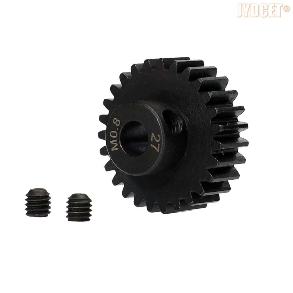 0.8M 27T Hard Steel 32P Pinion Gear Motor 5mm Shaft 5647 For RC Traxxas 1/7 Unlimited Desert