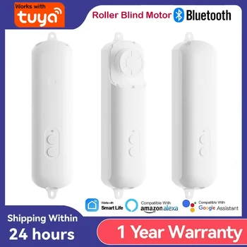Tuya Robot per tende a rullo Tenda automatica ricaricabile Apri otturatore motorizzato Supporto Alexa Assistente Google Controllo vocale Siri