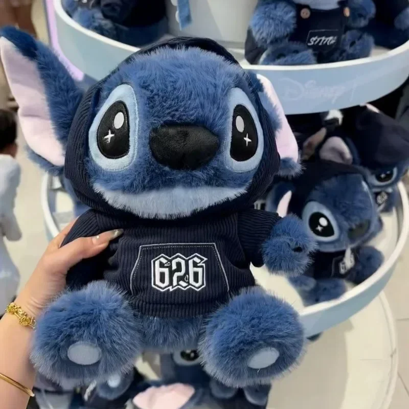Peluche Stitch Disney Bleue avec Sweat à Capuche 626