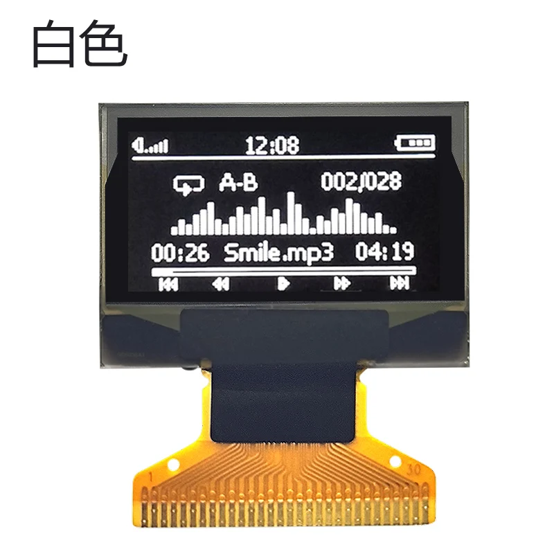 4PCS 0.96 inch OLED screen 128x64SSD1306 Smart crystal 2864HSWEG01 Youjing UG-2864KSWEG01