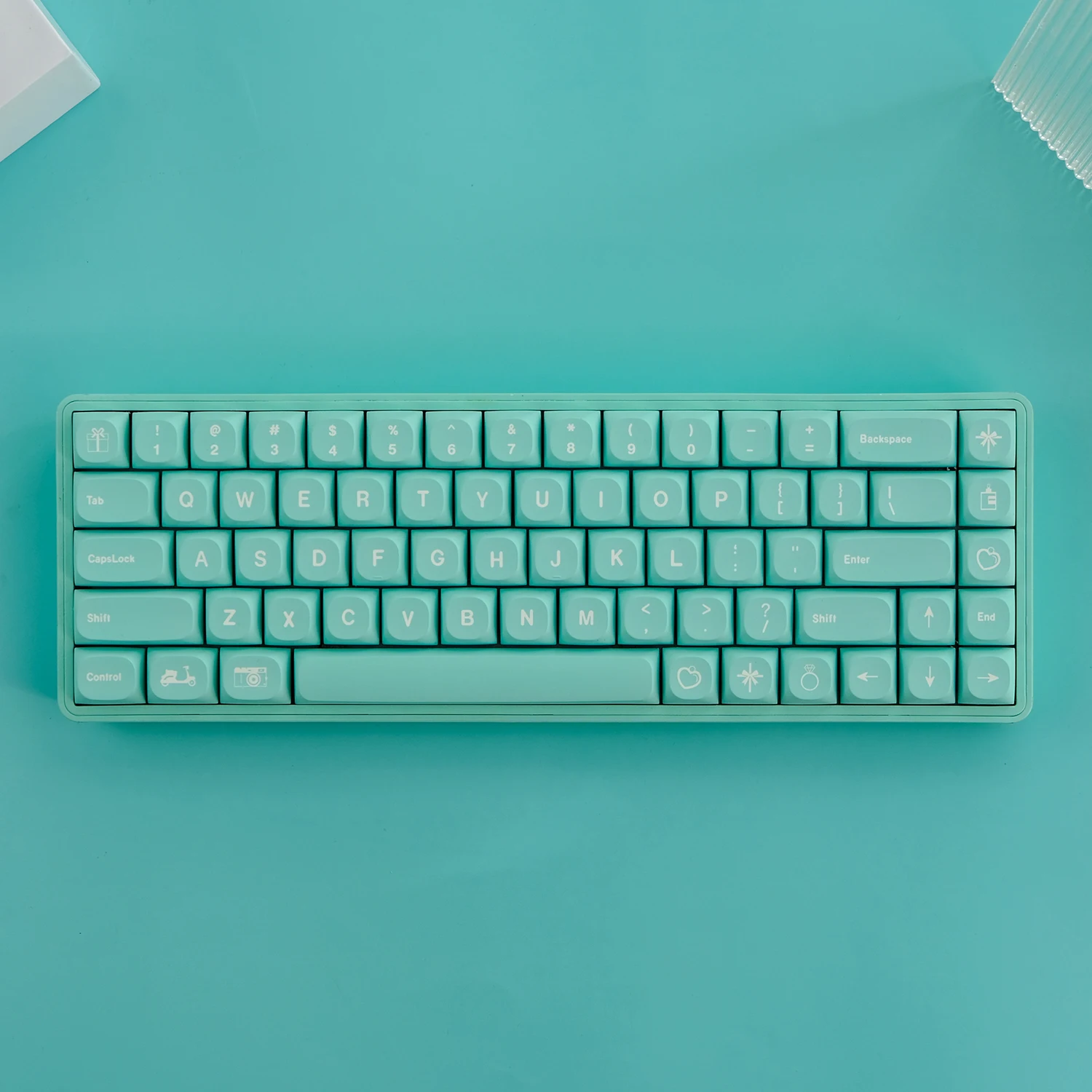 

129 Keys Clone GMK Finer Things Keycaps PBT Dye Sublimation MA Profile Green Keycaps For MX Switch Mechanical Keyboard Keycap