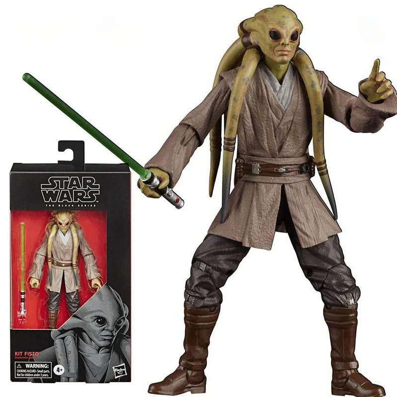 16Cm Star Wars The Black Series Kit Fisto Toy Star Wars: The Clone Wars Action Figure Toy Gift Collection
