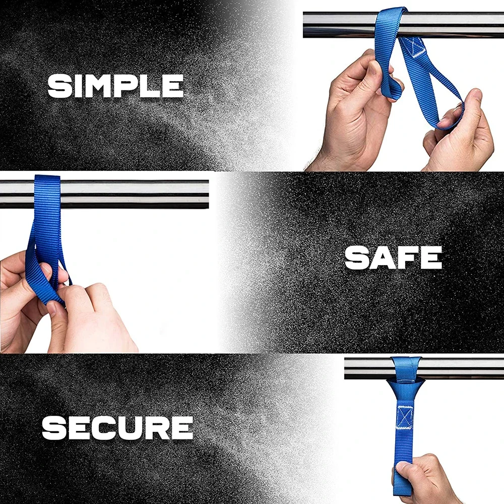 5Pc Soft Loop Tie Down Straps Securing ATV Motorcycles Scooters Dirt Bikes Lawn Mutipurpose Motor Tie Downs Luggage Straps cargo straps cargo tie down strap tie down straps