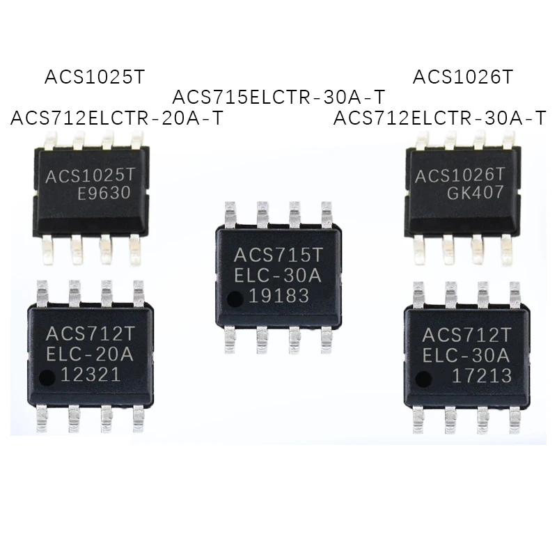 

1PCS ACS1026T ACS1025T ACS715/ACS712ELCTR-30A-T ACS712ELCTR-20A-T