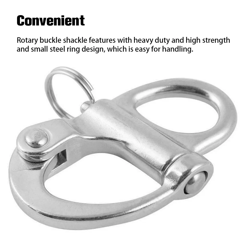 

Boats Snap Shackle Small Swivel Shackles Polishing Smooth Hook Fittings