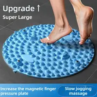 Foot Yoga Massage Acupressure Board Mat Muscle Relaxation Round Exercise Mat Fitness Foot Training Massage Acupressure Mat 2