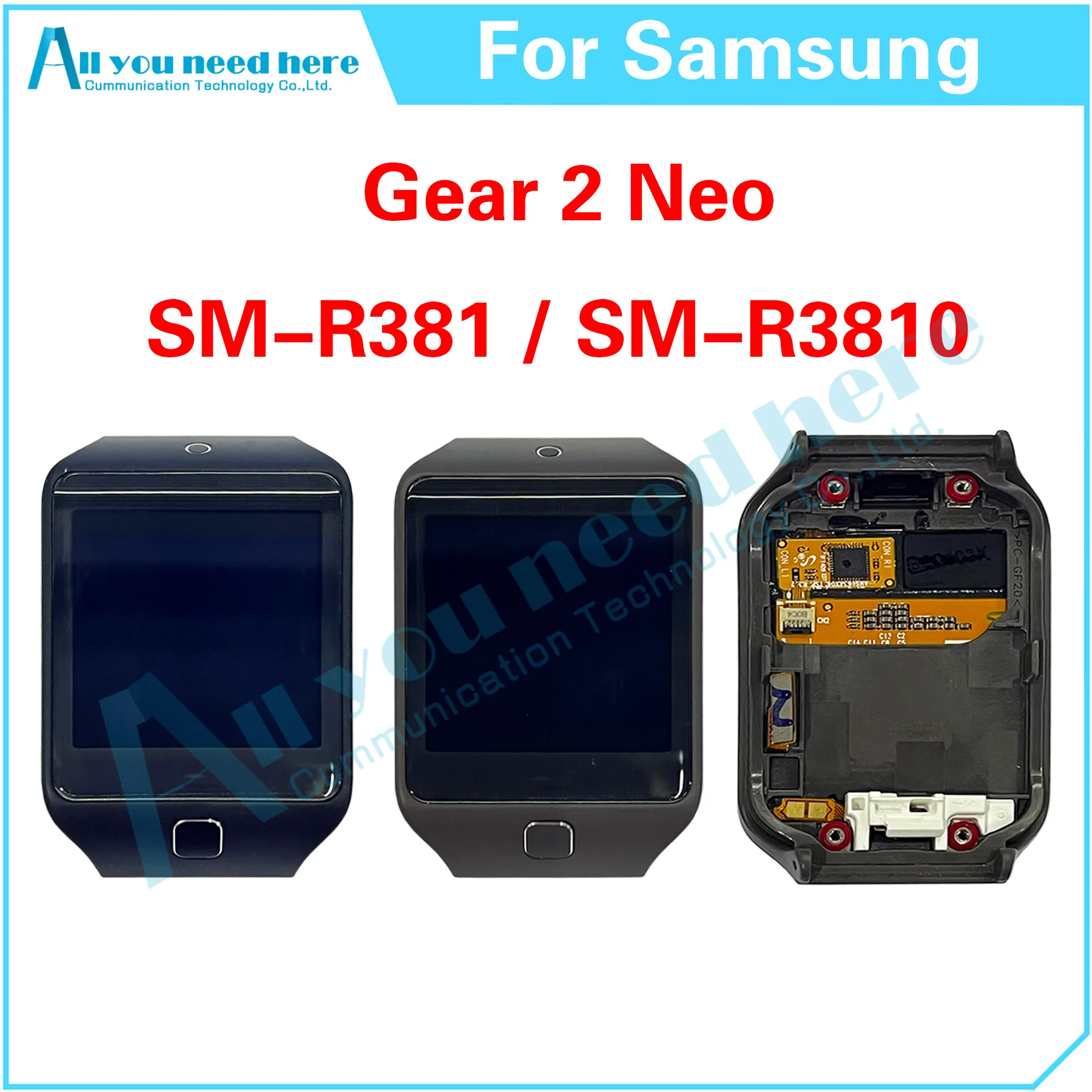 

ЖК-дисплей с сенсорным экраном и дигитайзером в сборе для Samsung Gear 2 Neo SM-R3810 R381 R3810, запасные части