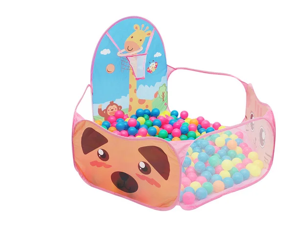 Foldable Cartoon Indoor Outdoor Sport Playground Kid Children Ocean Ball Pit Pool Baby Tent Ball With Basket Gaming Toy Dry Pool 4