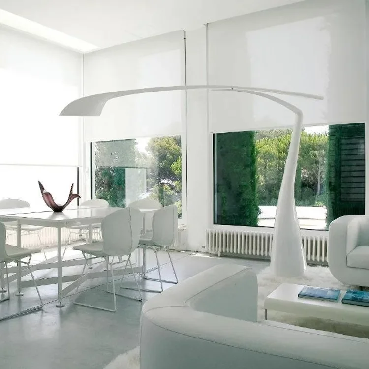 Black Floor Lamp Modern White Big Popular Living Room Luxury Light