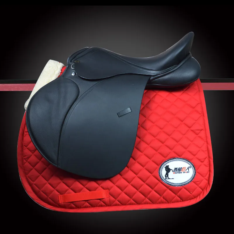 Equestrian Saddle Cushion Sweat Drawer Square Thick Small Grid Cotton Saddle Pad