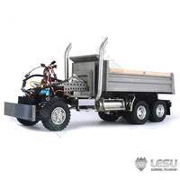LESU RC 1/14 6x6 Hydraulic Dumper Trucks Metal Radio Control Dump Car KIT Model With Buckert Light Sound Motor For Adult Th20217 1