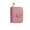 Short Wallet For Women 2023 Fashion Simple New Large Capacity Versatile Heart Color Clutch Zipper Buckle Coin Purse Female Bag 6
