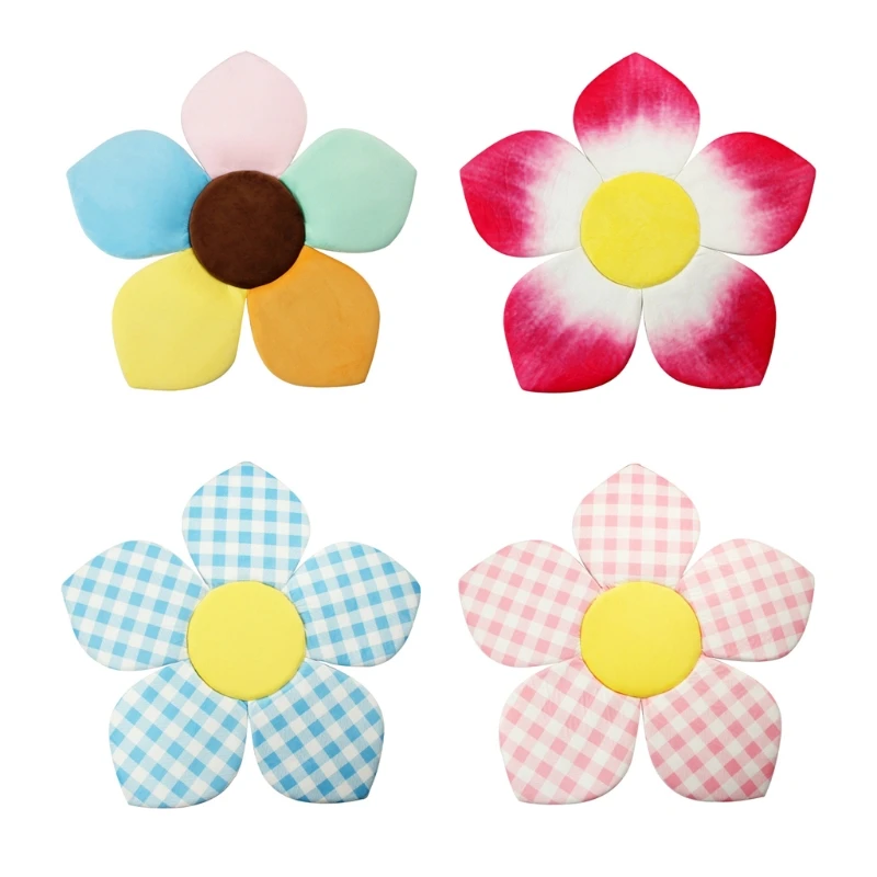 Flower Baby Bath Pad Infant Comfort Bathtub Mat Tub Support Lounger Sink Bath Cushion for Newborn Photo Props