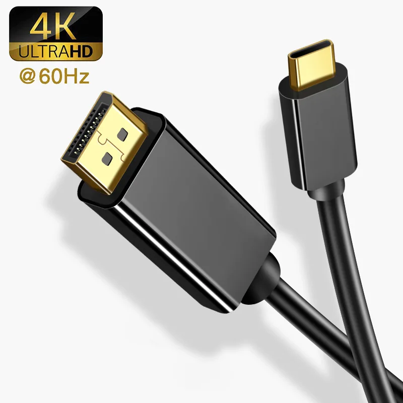 Thunderbolt 3 USB C к DP кабелю 4K 60 Гц USB Type C 3,1 адаптер Displayport конвертер порта дисплея для MacBook Samsung TV монитора