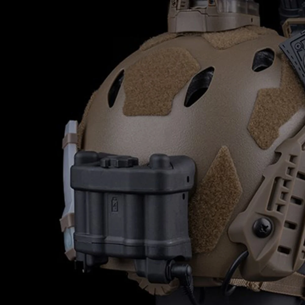 Helmet Battery Case Pouch Adjustable Helmet NVG Battery Pouch Realistic Storage Holder Pack Accessories, tactical helmet accessories