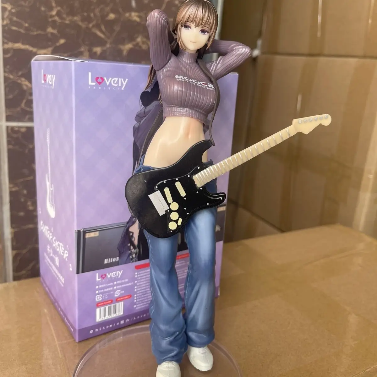 フレイモイギターのフィギュア,200mm,キャラクター付きエレキ