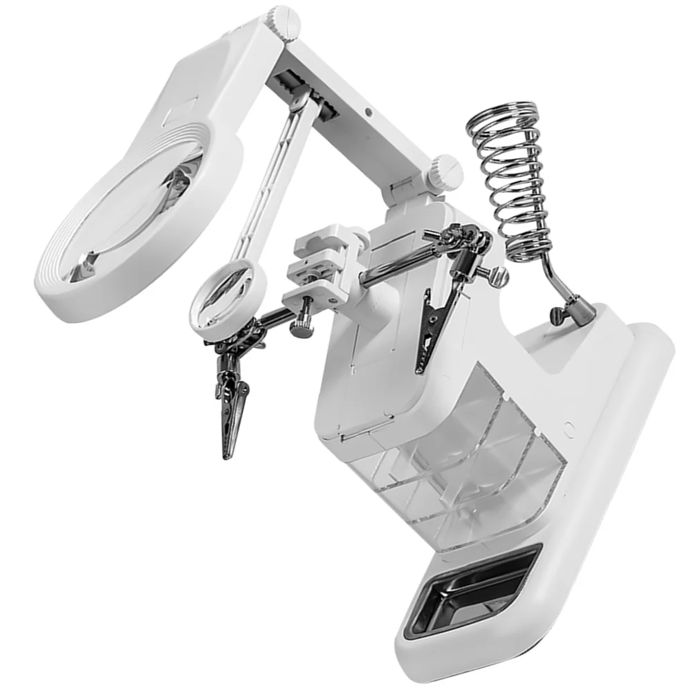 

Многофункциональная паяльная станция с увеличительным стеклом для рабочего стола