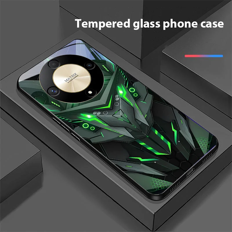 Creative Mech For Honor Magic Tempered Glass Phone Case - Sleek & Durable Protection