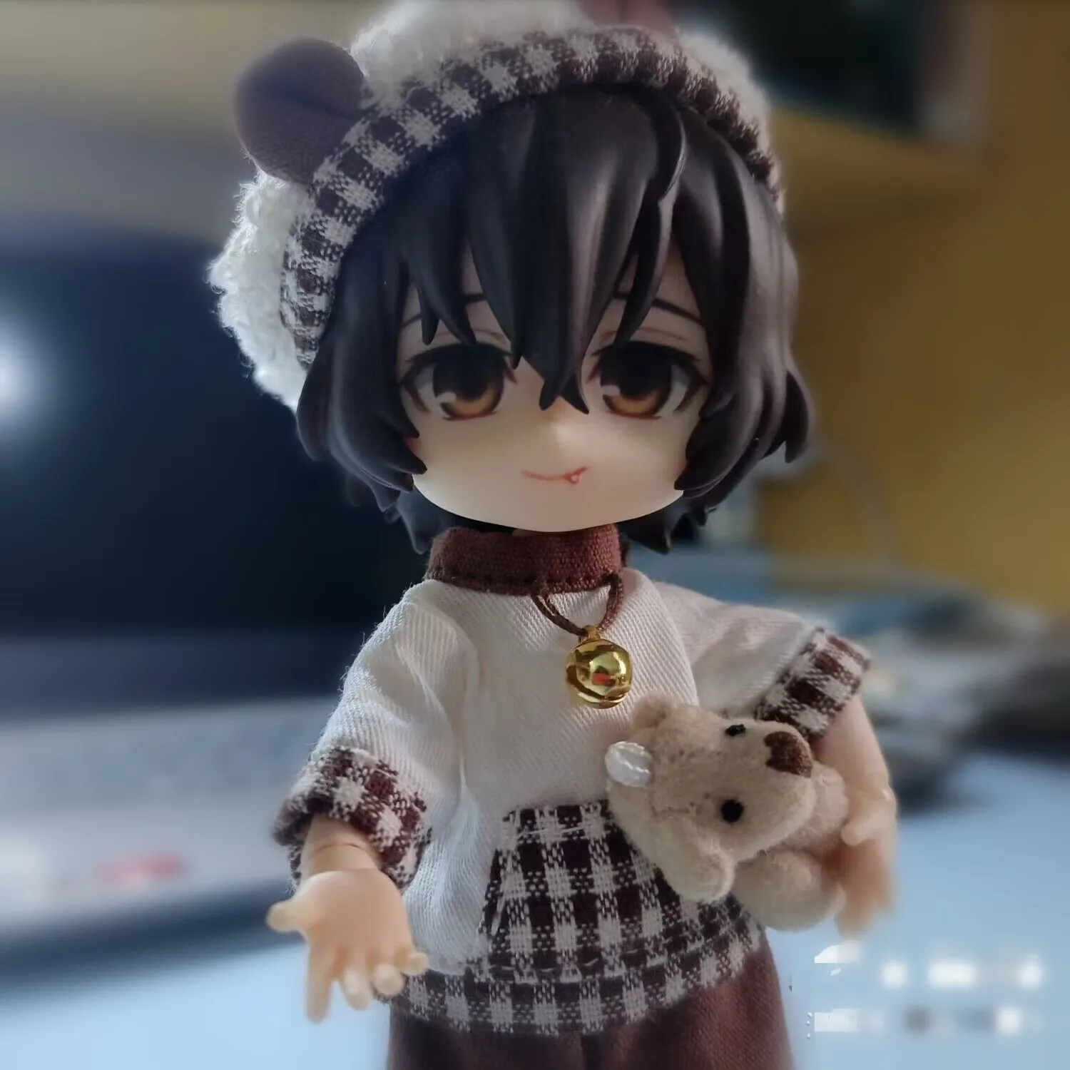 Stray Dogs Dazai Osamu Handmade Water Paste Face Alternate Expression Ob11 Doll Accessories