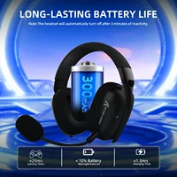 ATTACK SHARK L80PRO Low Latency Wireless Gaming Headset Tri-Mode Bluetooth Ultra-Light 40mm Drivers Headphone for PC PS5 Switch - Image 2
