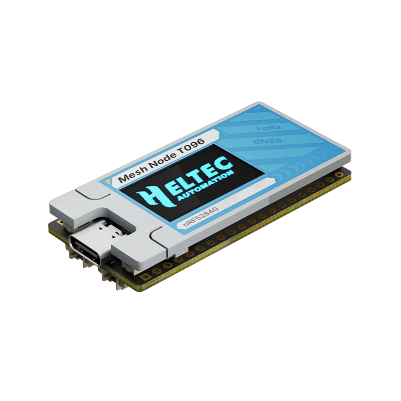 Heltec 메시 노드 T096 nRF52840 GPS Meshtastic LoRa 노드 28±1dBm 블루투스 863 928MHz 메시코어 및 로라완과 호환 가능