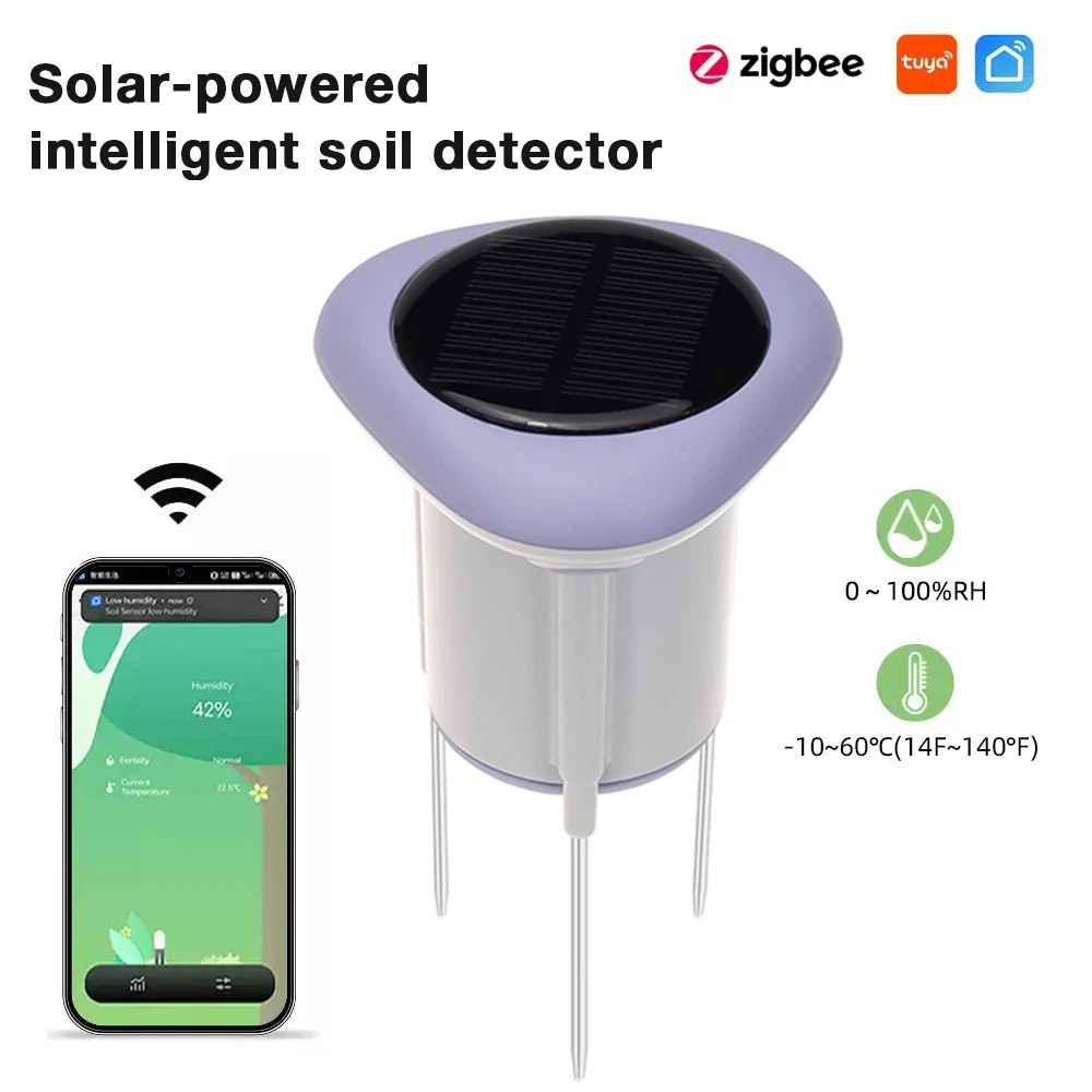 Tuya Smart Soil Temperature Humidity Meter for Gardening