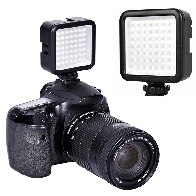 Mini luz de Flash Led para cámara SLR, videocámara Mini luz de relleno de fotografía Led-49, luz de Video Foy Dvr DV, luces LED para cámara - AliExpress