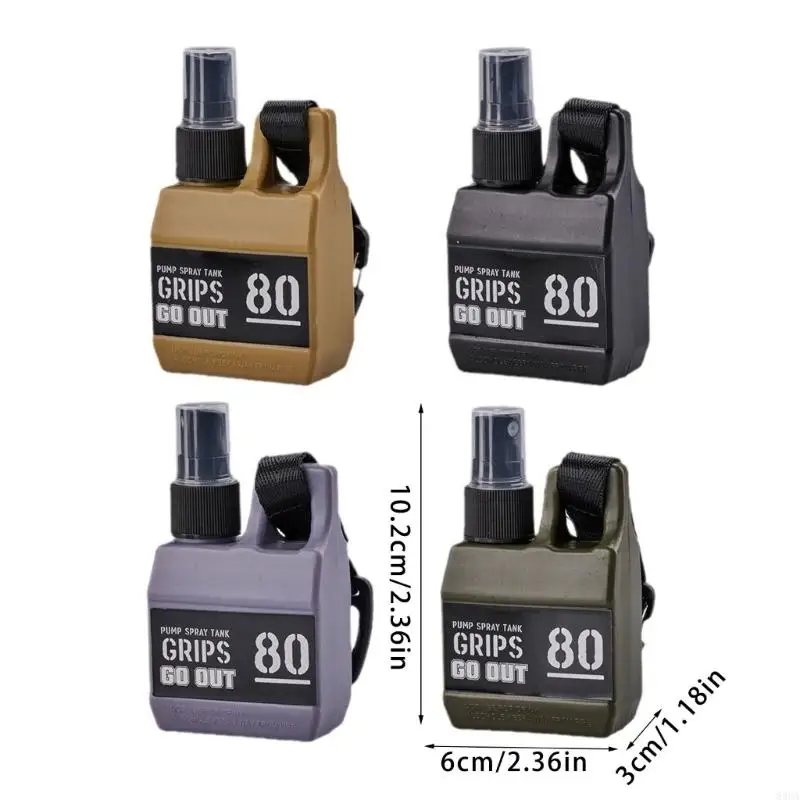 Refillable Sprays Bottle Buckle Camping Hiking 80ml Perfumes Bottle Empty Cosmetic Container Outdoor Sprays