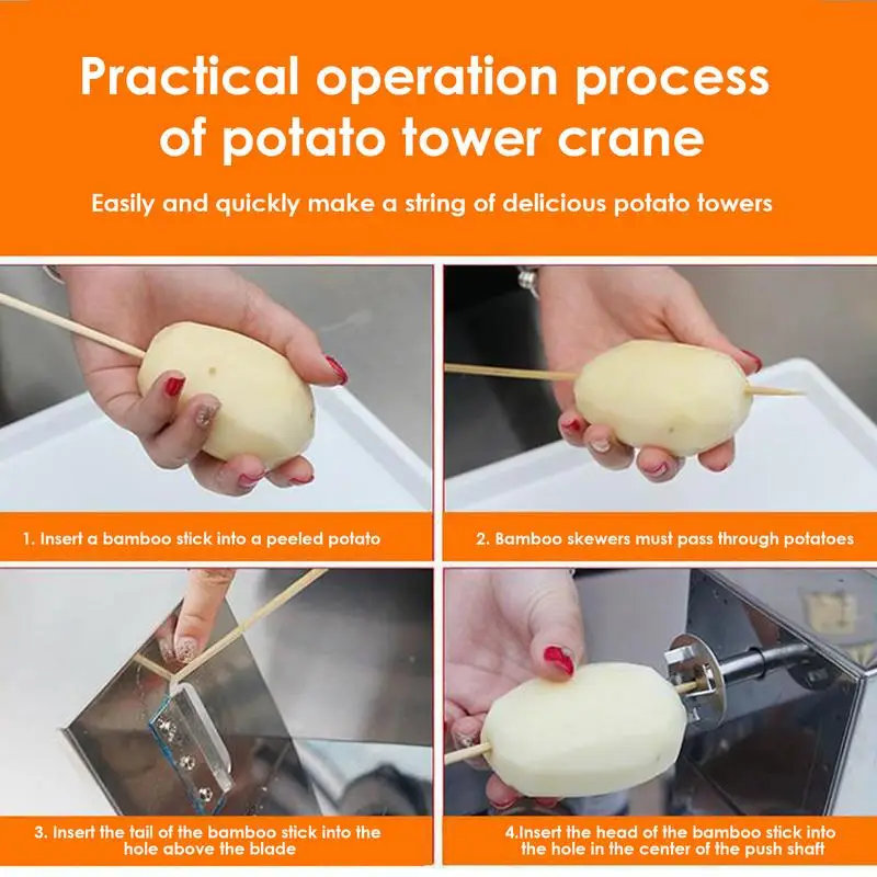 Spiral Potato Slicer Spiral Manual Vegetable Cutter Stainless Steel French Fries Machine spiral slicer french fries machine