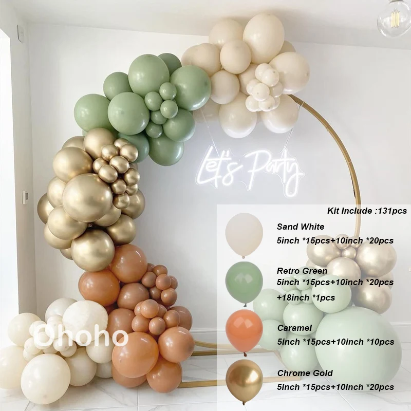 131pcs Green Camel