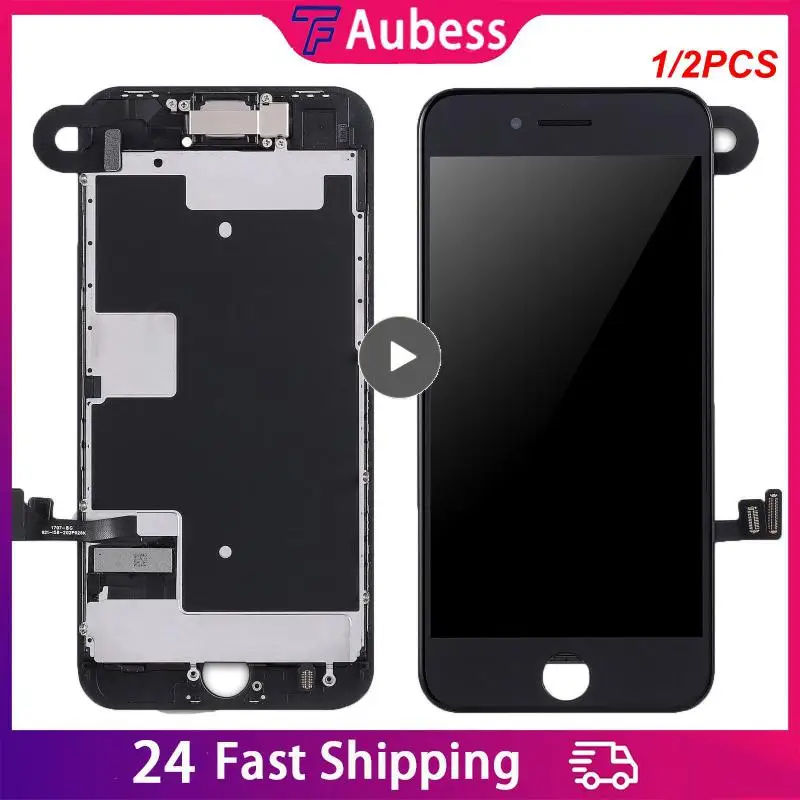 

1/2PCS Display For 5 5S SE 5C with Touch Screen Digitizer Replace For 5/5C/5S/SE No Dead Pixel+Tempered
