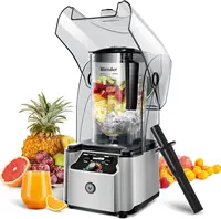 Professional Blender With Shield Quiet Sound Enclosure 2200W Industries Strong and Quiet Professional-Grade 1