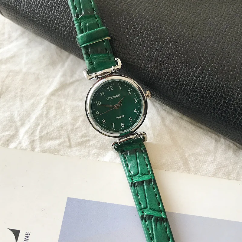 

Retro Simple Watch Simple Dial Brand Casual Exquisite Leather Belt Watches With Fashionable Simple Style Quartz Wrist Watch