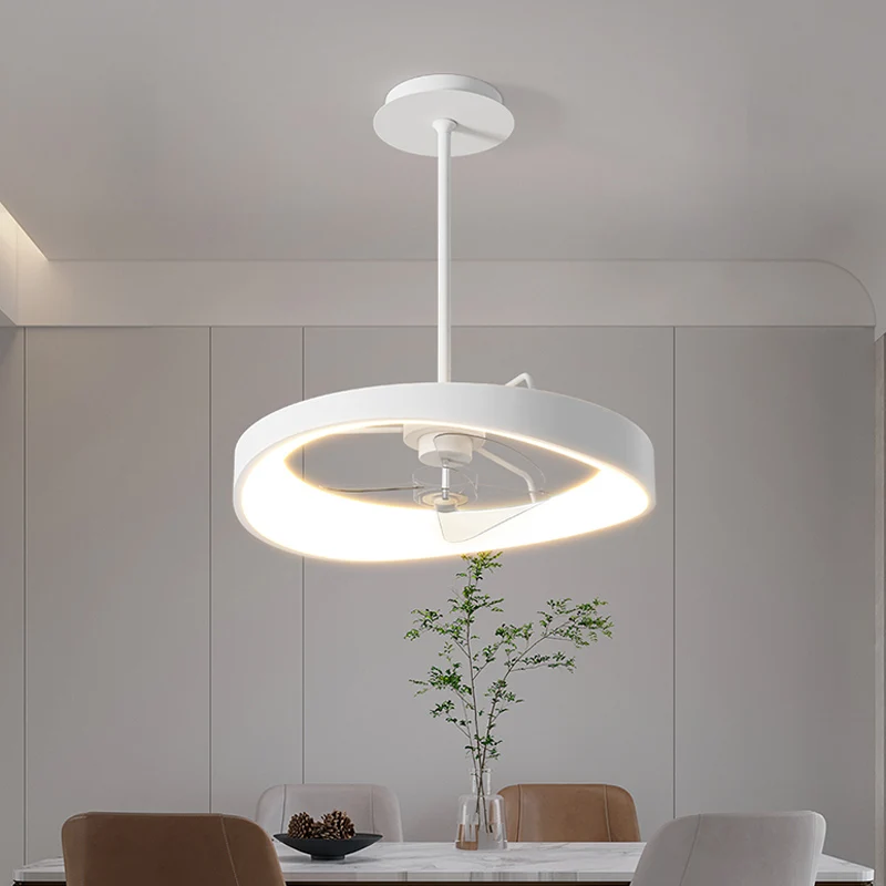 

LED Ceiling Light Fans AC DC Fan Bedroom Lamp Lighting For Living Room Decorative Lamps Ventilated Silent With Remote Control