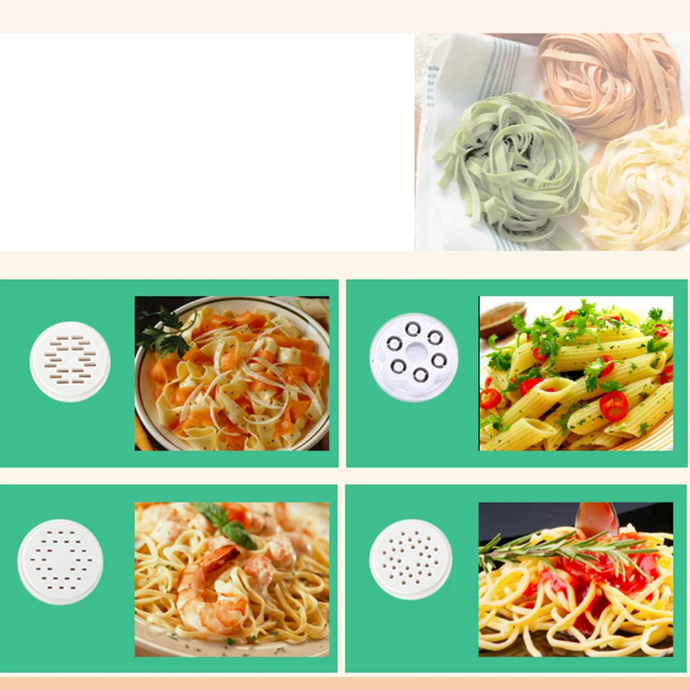 S82d8e1c1e7d44448b1ee70e286574ddaz Automatyczna maszyna do robienia makaronu do urządzenie do gotowania makaronu domowego elektryczna do makaronu 160W do Spaghetti 220V narzędzia kuchenne